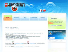 Tablet Screenshot of guardian-mobile.com